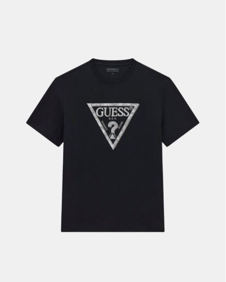 Camisetas Manga corta Hombre  Negro M6YI47 K4233