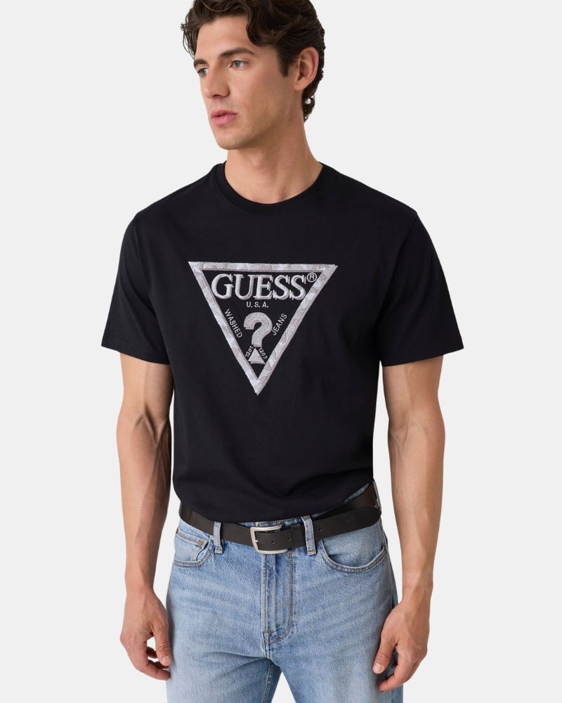 Camisetas Manga corta Hombre  Negro M6YI47 K4233
