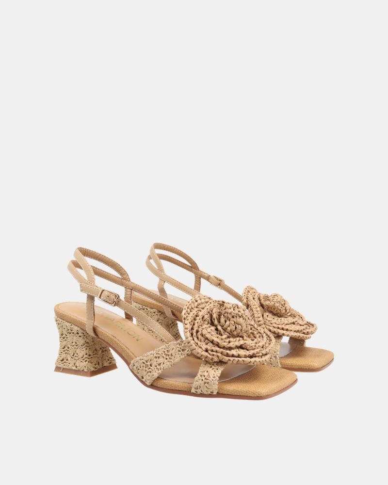 Sandalias Fiesta Abiertas Mujer NOA HARMON Marrón 10017