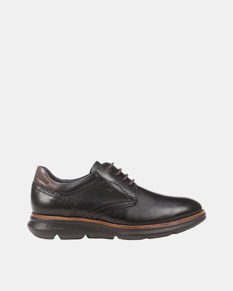 Zapatos Bajos Hombre FLUCHOS Negro F1351