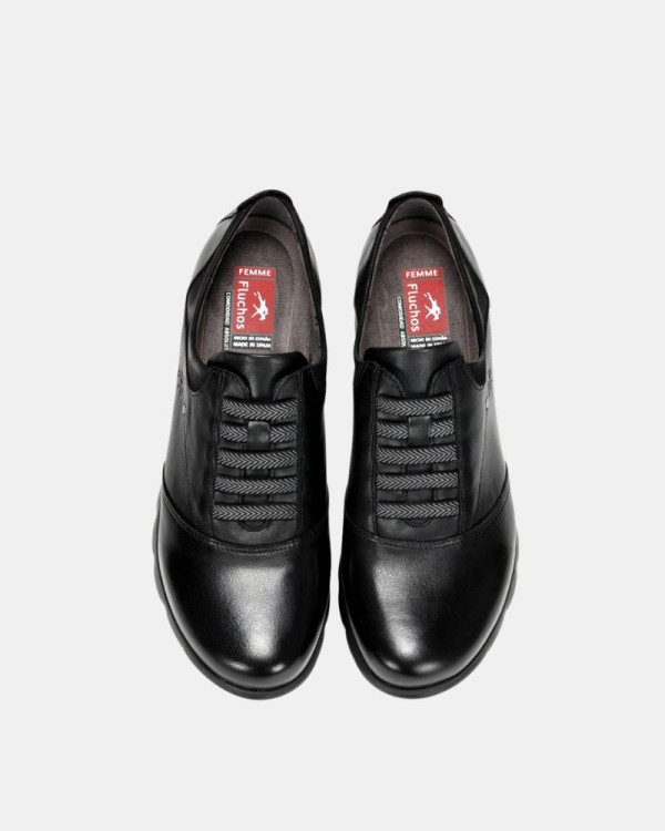 Sapatos Rasos Mulher FLUCHOS Pretos F0354