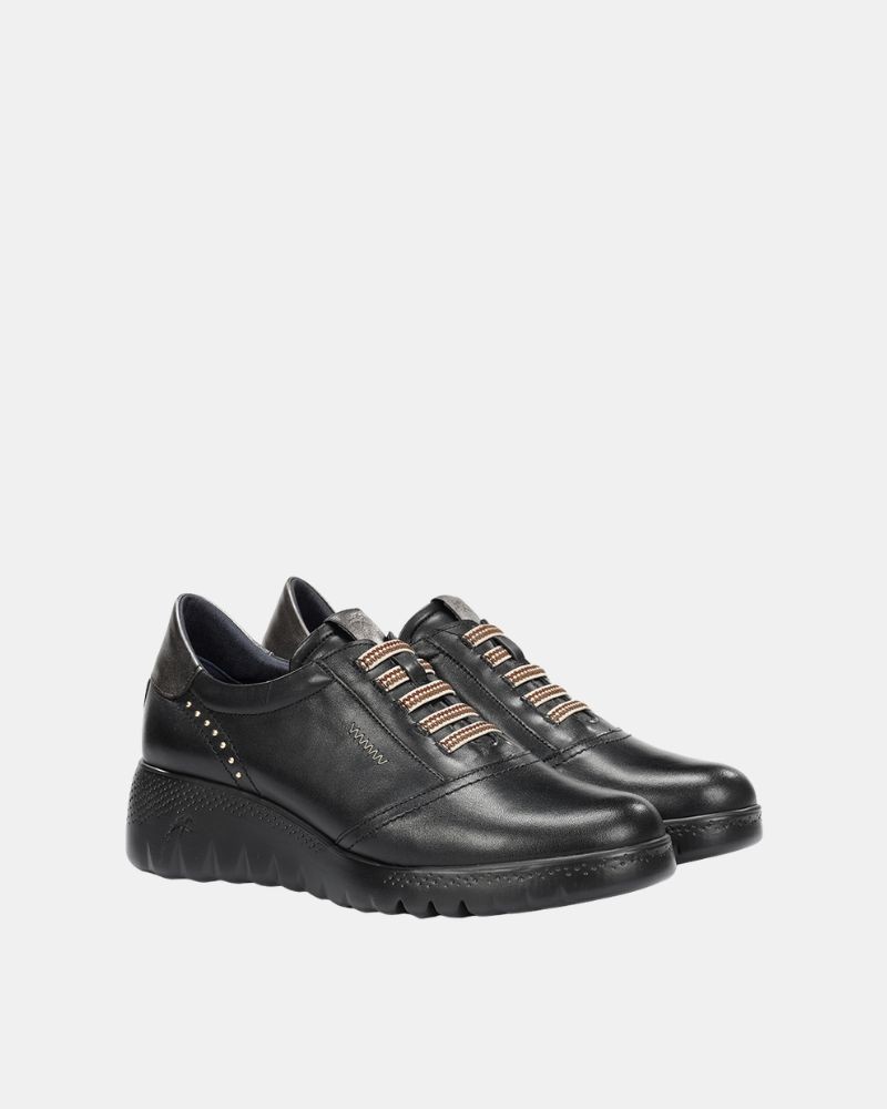 Zapatos Bajos Mujer FLUCHOS Negro F2096