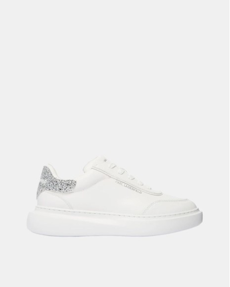 Sapatilhas Baixas Mulher Karl Lagerfeld Brancas KL66559 KORE