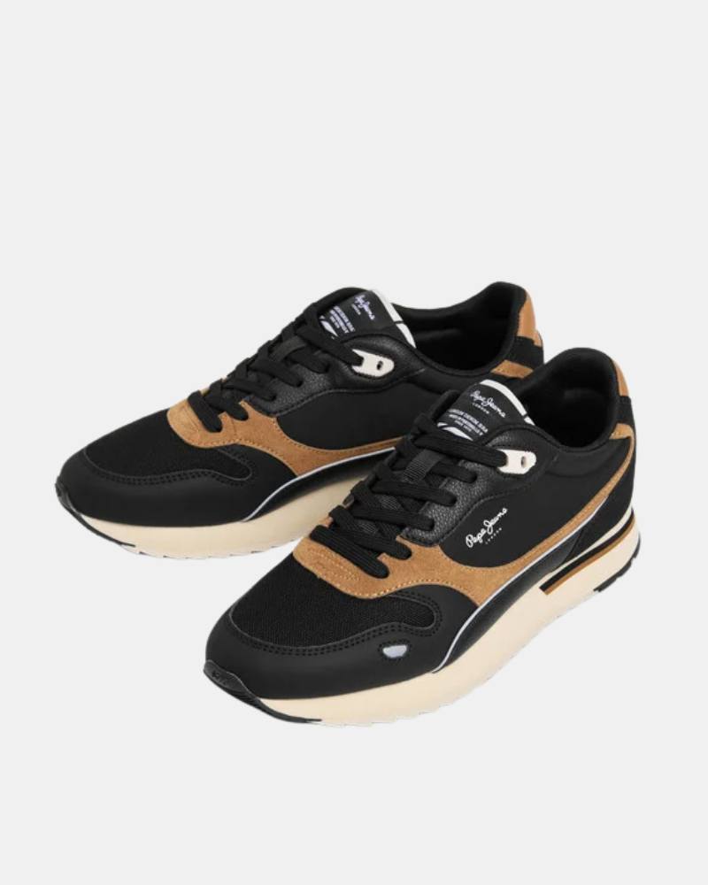 Ténis Homem PEPE JEANS Preto PMS400047 BEXLEY