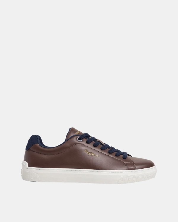 Sapatilhas Baixas Homem PEPE JEANS Castanho PMS000062 CAMDEM