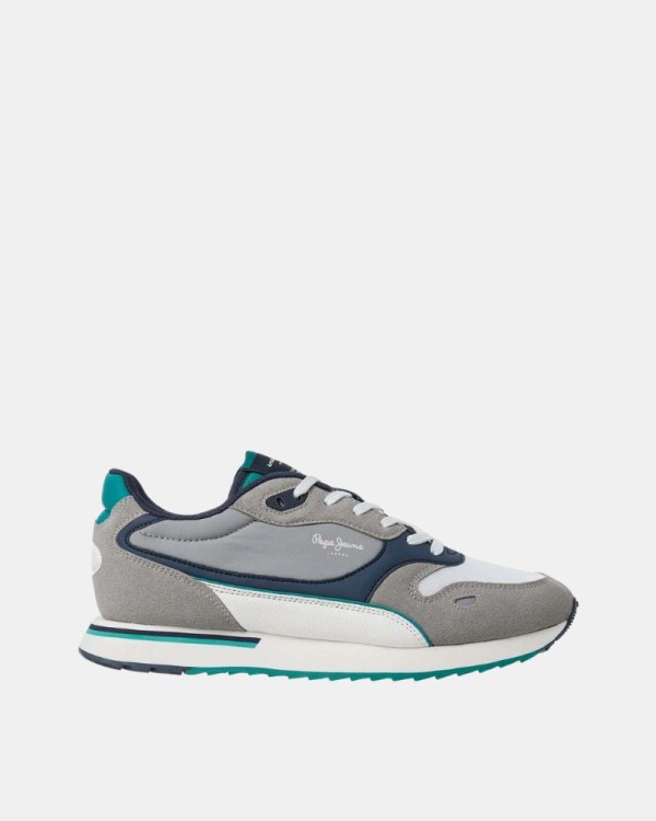 Sapatilhas Baixas Homem PEPE JEANS Cinza PMS400046 BEXLEY