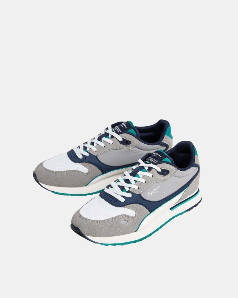 Sapatilhas Baixas Homem PEPE JEANS Cinza PMS400046 BEXLEY