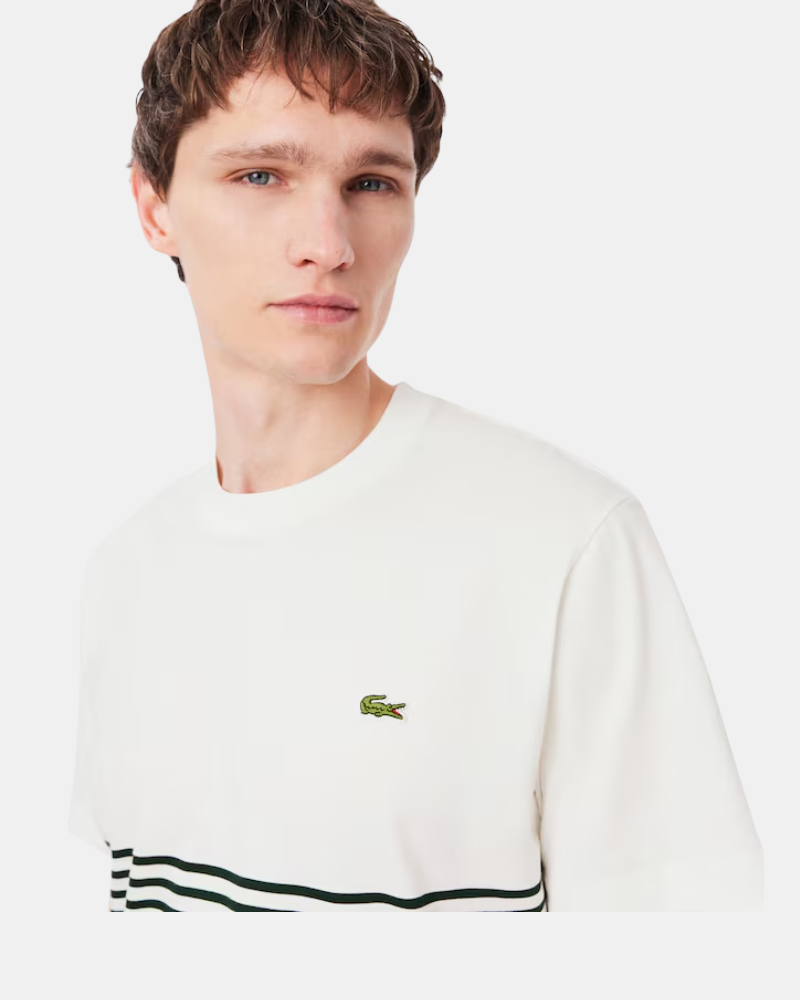 Camisetas de manga curta para homem LACOSTE Multicolor TH9795