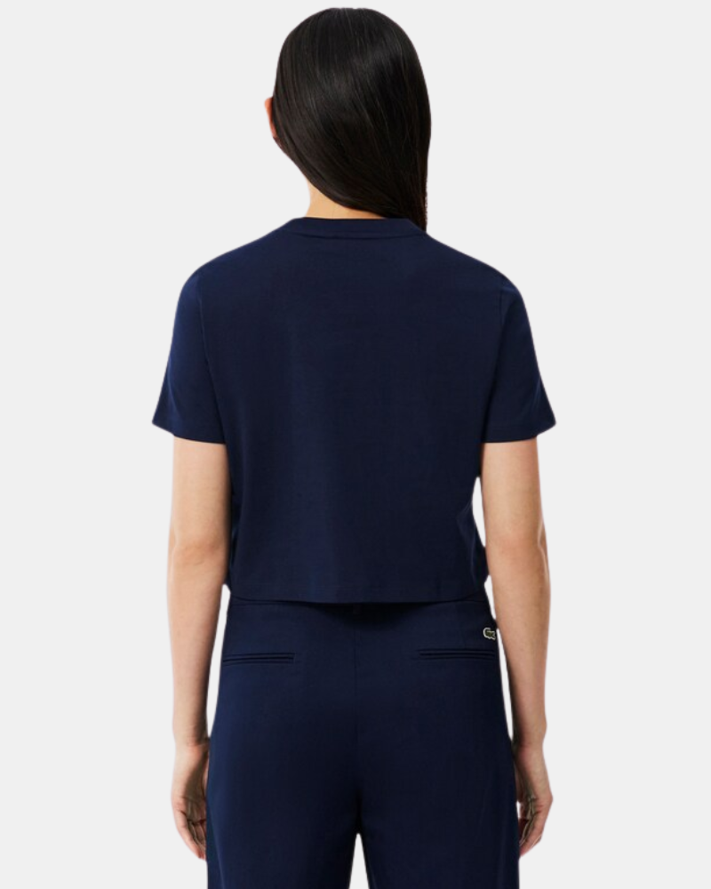 Camisetas de manga curta para mulher LACOSTE Azul TF0224