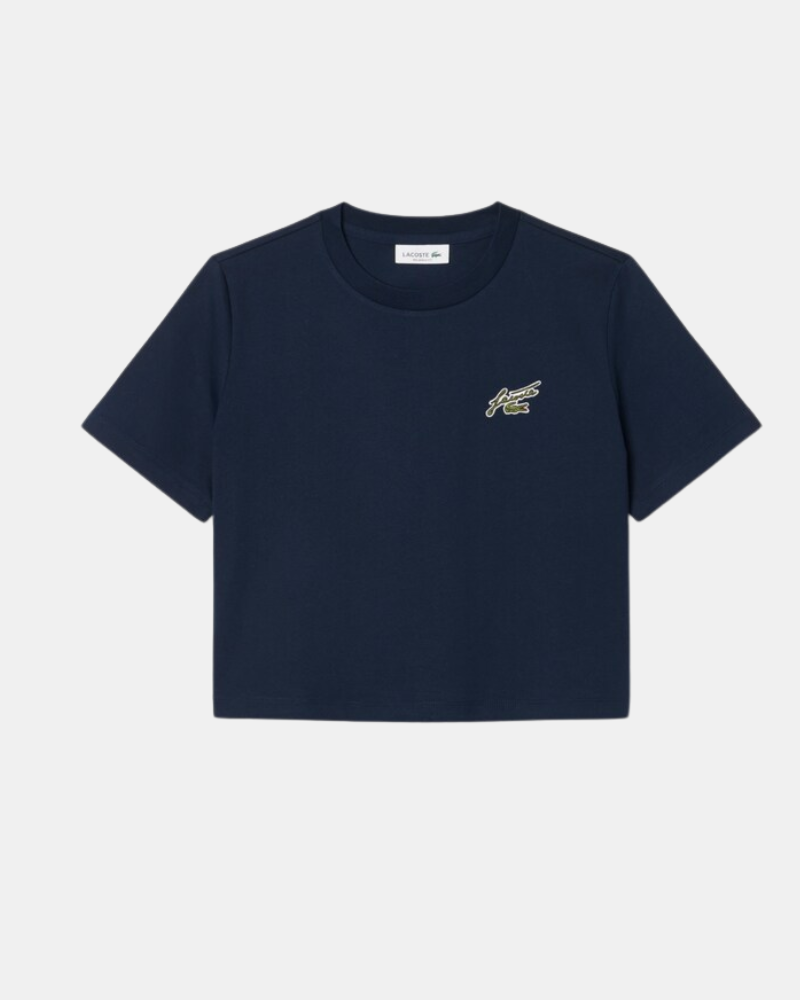 Camisetas de manga curta para mulher LACOSTE Azul TF0224