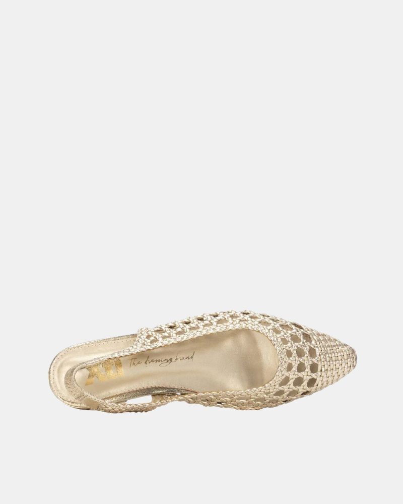 Sapatos Bailarinas Mulher XTI Ouro 145300