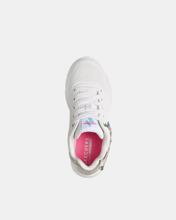 Sapatilhas infantis SKECHERS brancas 310810L UNO LITE