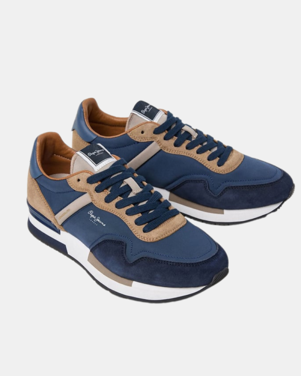 Sapatilhas Homem PEPE JEANS Azul PMS400037 HAILON BASIC M