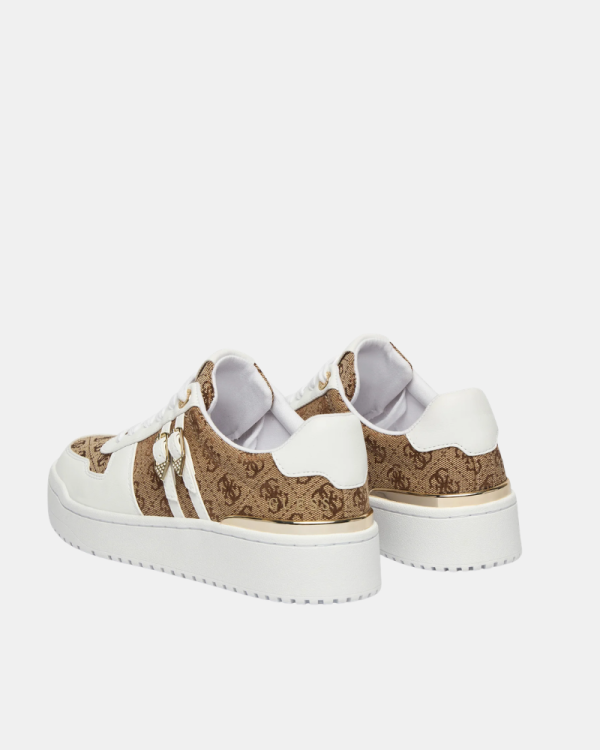 Sapatilhas Mulher GUESS Brancas MAGGNET2 FLFMA2 FAL12