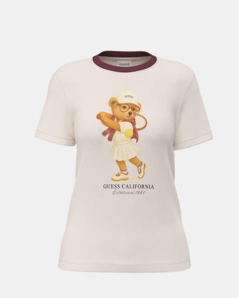Camisetas Manga corta Mujer GUESS Beige V6BI14 K6742