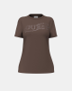 Camisetas de manga curta Mulher GUESS Castanho V6BI01 K6248