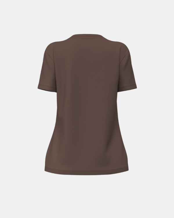Camisetas de manga curta Mulher GUESS Castanho V6BI01 K6248