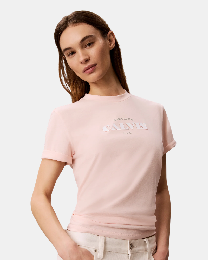 Camisetas Manga corta Mujer CALVIN KLEIN Rosa LV047G807GVG3