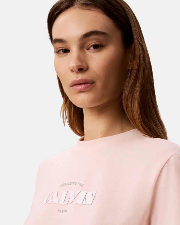 Camisetas Manga corta Mujer CALVIN KLEIN Rosa LV047G807GVG3