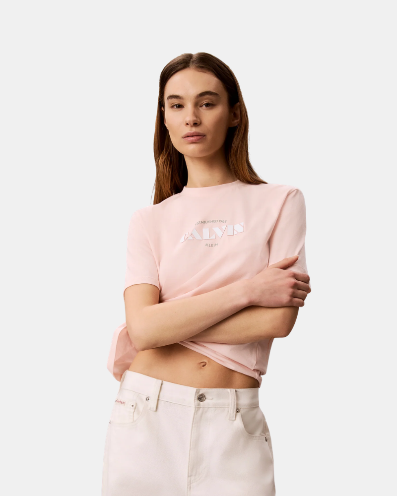 Camisetas Manga corta Mujer CALVIN KLEIN Rosa LV047G807GVG3