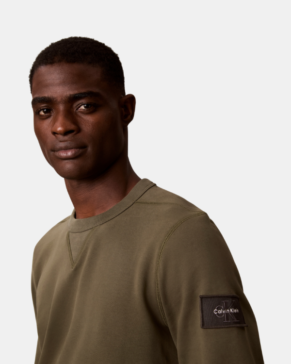 Jersey Manga larga Hombre CALVIN KLEIN Verde LV04RJ200GLI1