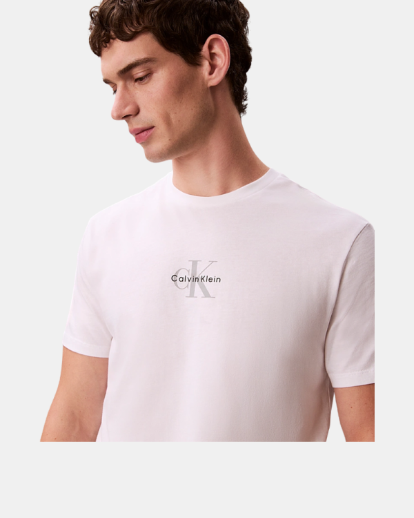 Camisetas Manga corta Hombre CALVIN KLEIN Blanco LV04RB866GYAF