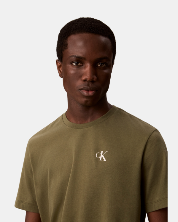 Camisetas Manga corta Hombre CALVIN KLEIN Verde LV04RH815GLI1
