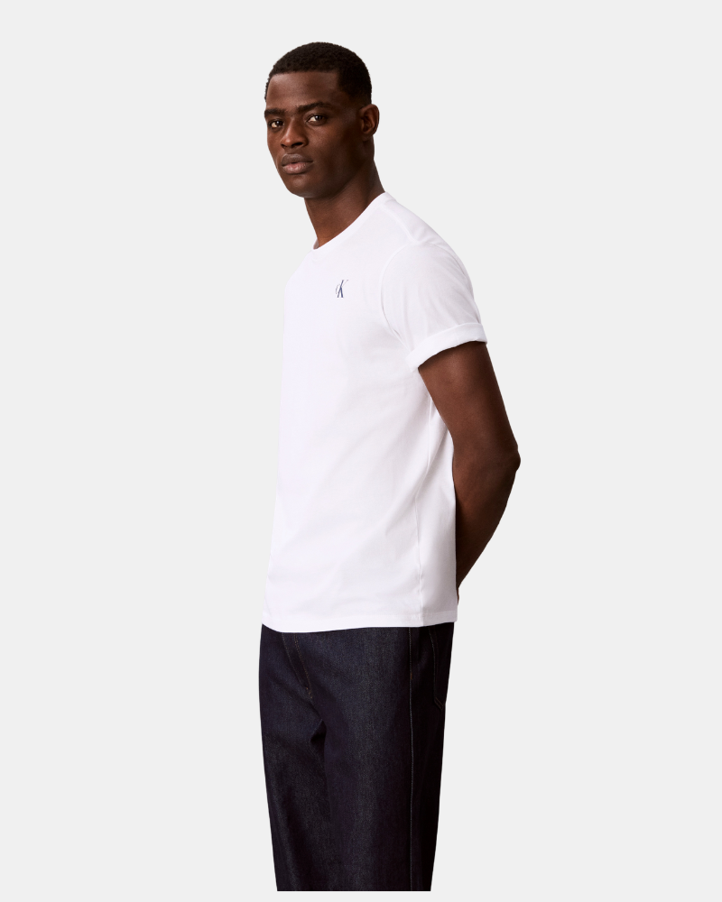 Camisetas Manga corta Hombre CALVIN KLEIN Blanco LV04RH815GYAF