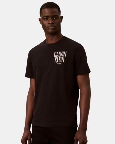 Camisetas de manga curta Homem CALVIN KLEIN Preto LV04RH816GUB1