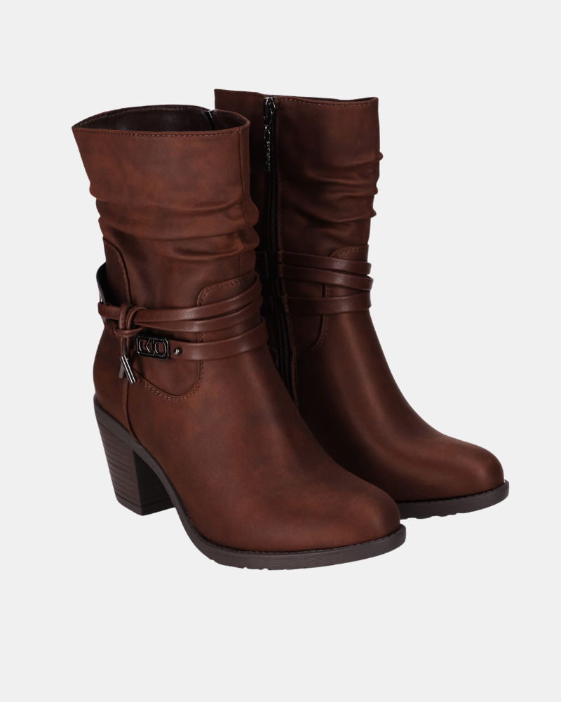 Botas Cowboy Mujer CHIKA 10 Marrón TONIA 21
