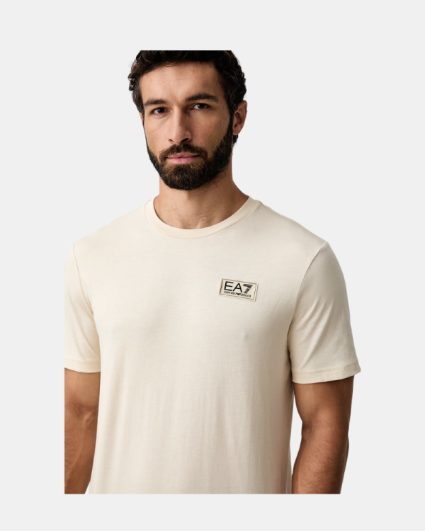 Camisetas de manga curta para homem EA7 Bege 7M002229 AF13741