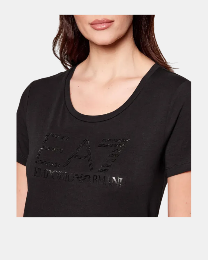 Camisetas Manga corta Mujer EA7 Negro 7W000536 AF10373