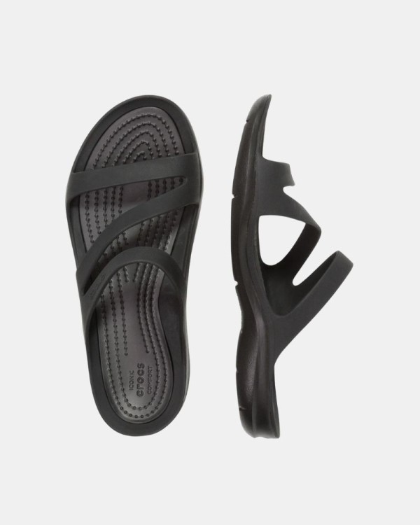 Sandalias Mujer Crocs Negro 203998 SWIFTWATER SANDAL W