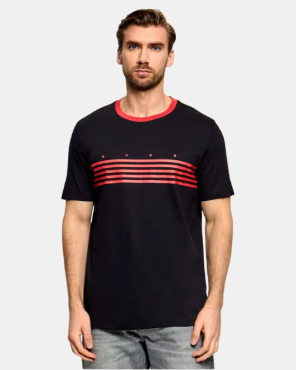Camisetas Manga corta Hombre HUGO Negro 50563796 DEMPSY