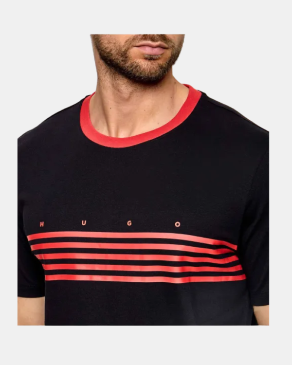 Camisetas Manga corta Hombre HUGO Negro 50563796 DEMPSY