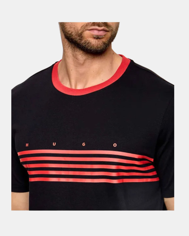 Camisetas Manga corta Hombre HUGO Negro 50563796 DEMPSY