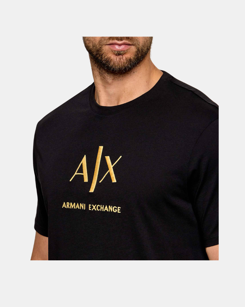 Camisetas de manga curta para homem ARMANI EXCHANGE Preto XM003114 AF10356
