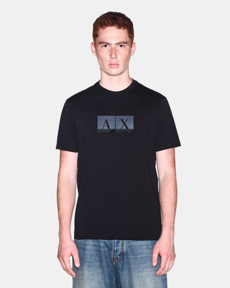 T-shirts de manga curta para homem ARMANI EXCHANGE Preto XM003037 AF10356