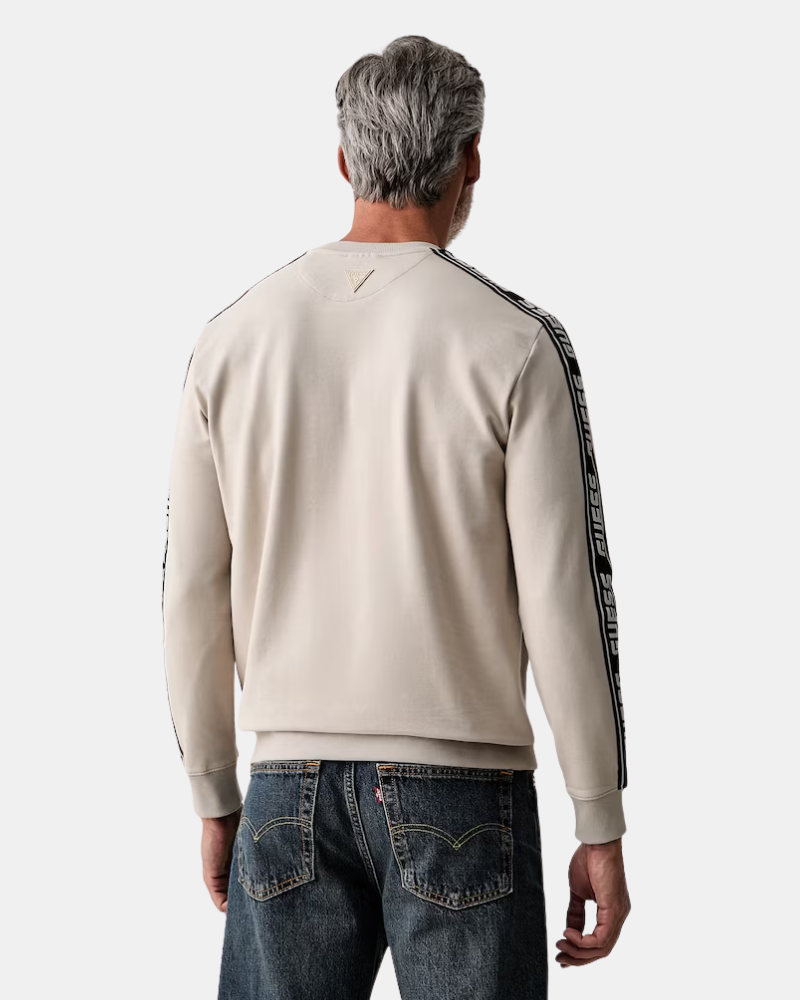 Jersey Manga larga Hombre GUESS Taupe Z4GQ24 K6ZS1