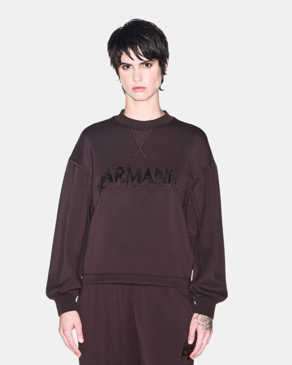 Sudaderas Manga larga Mujer ARMANI EXCHANGE Marrón XW002397 AF13397