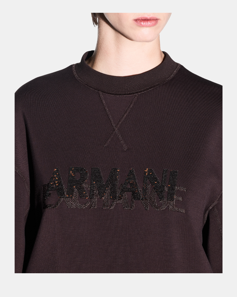Sudaderas Manga larga Mujer ARMANI EXCHANGE Marrón XW002397 AF13397
