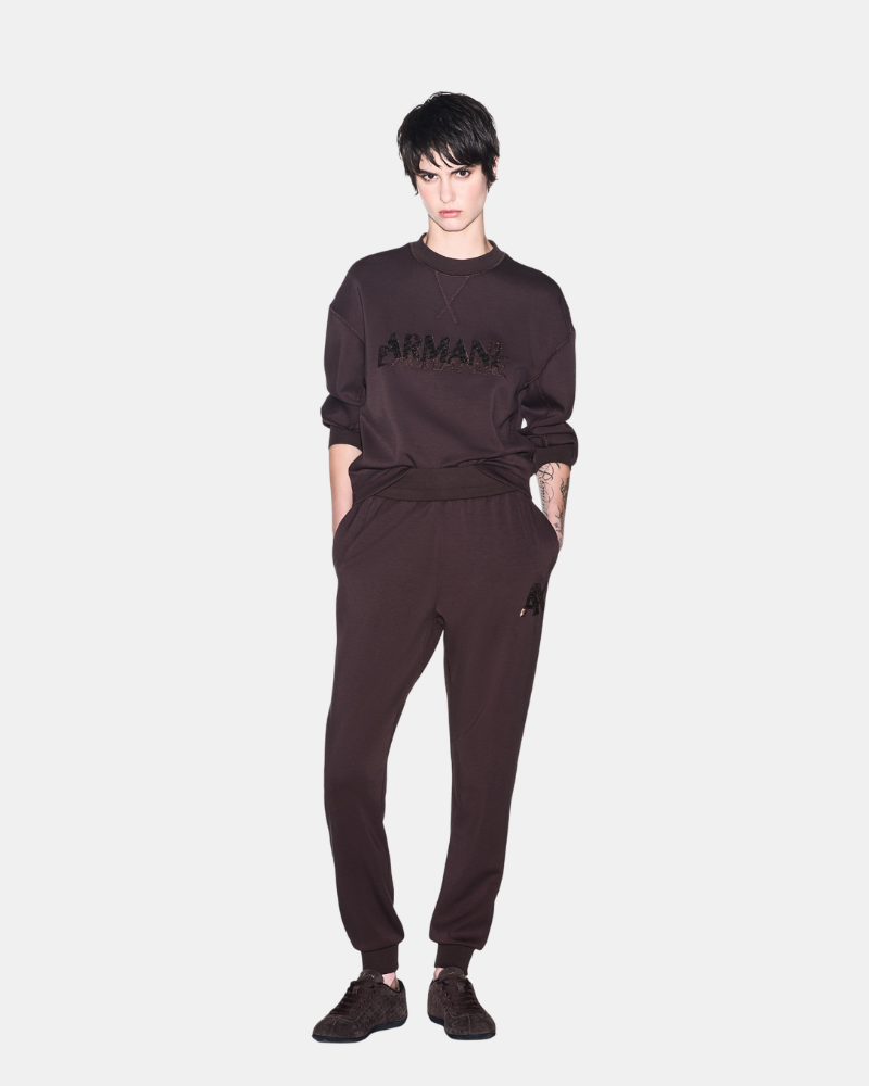 Sudaderas Manga larga Mujer ARMANI EXCHANGE Marrón XW002397 AF13397