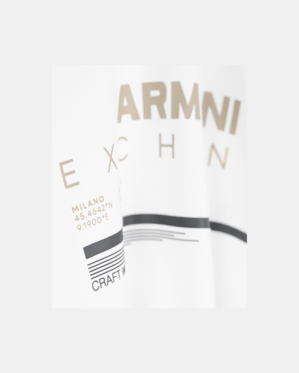 Camisetas de manga curta para homem ARMANI EXCHANGE Branco XM003025 AF10358