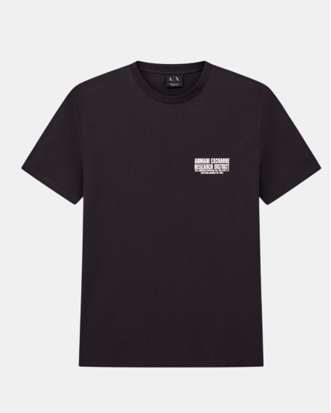 Camisetas de manga curta para homem ARMANI EXCHANGE Preto XM003026 AF21323