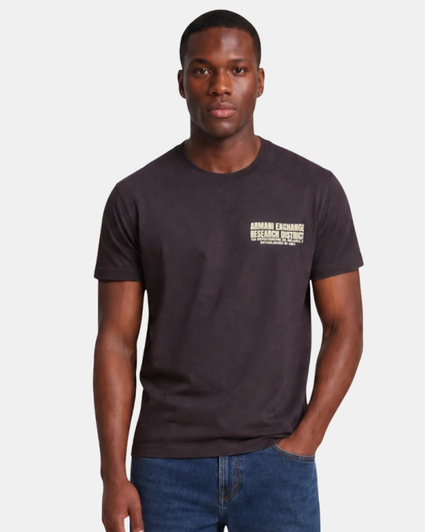 Camisetas de manga curta para homem ARMANI EXCHANGE castanho XM003026 AF21323