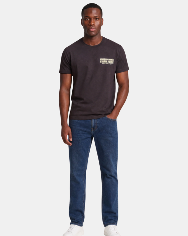 Camisetas de manga curta para homem ARMANI EXCHANGE castanho XM003026 AF21323