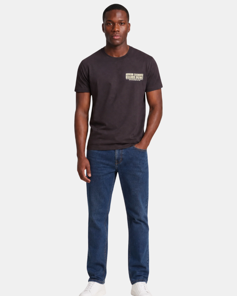 Camisetas de manga curta para homem ARMANI EXCHANGE castanho XM003026 AF21323