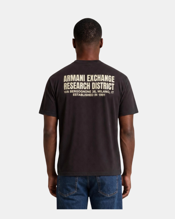 Camisetas de manga curta para homem ARMANI EXCHANGE castanho XM003026 AF21323