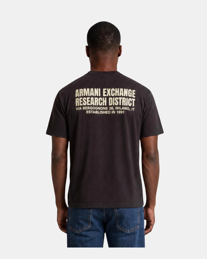 Camisetas de manga curta para homem ARMANI EXCHANGE castanho XM003026 AF21323