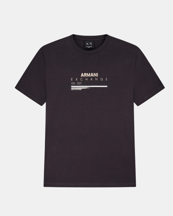 Camisetas de manga curta para homem ARMANI EXCHANGE Preto XM003025 AF10358